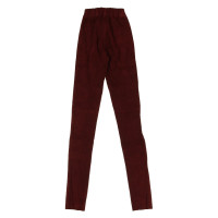 Joseph Trousers Suede in Bordeaux