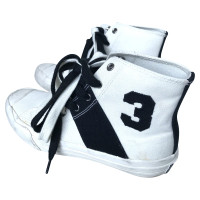 Ralph Lauren Sneakers aus Canvas in Weiß