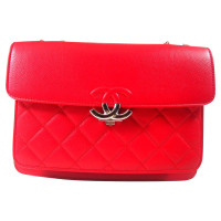 Chanel Shopper in Pelle in Rosso