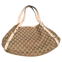 Gucci Tote bag Canvas in Beige