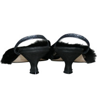 La Perla Sandals with Fox Fur