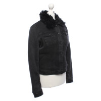 7 For All Mankind Denim jacket with lambskin
