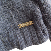 John Galliano Pull en laine en bleu