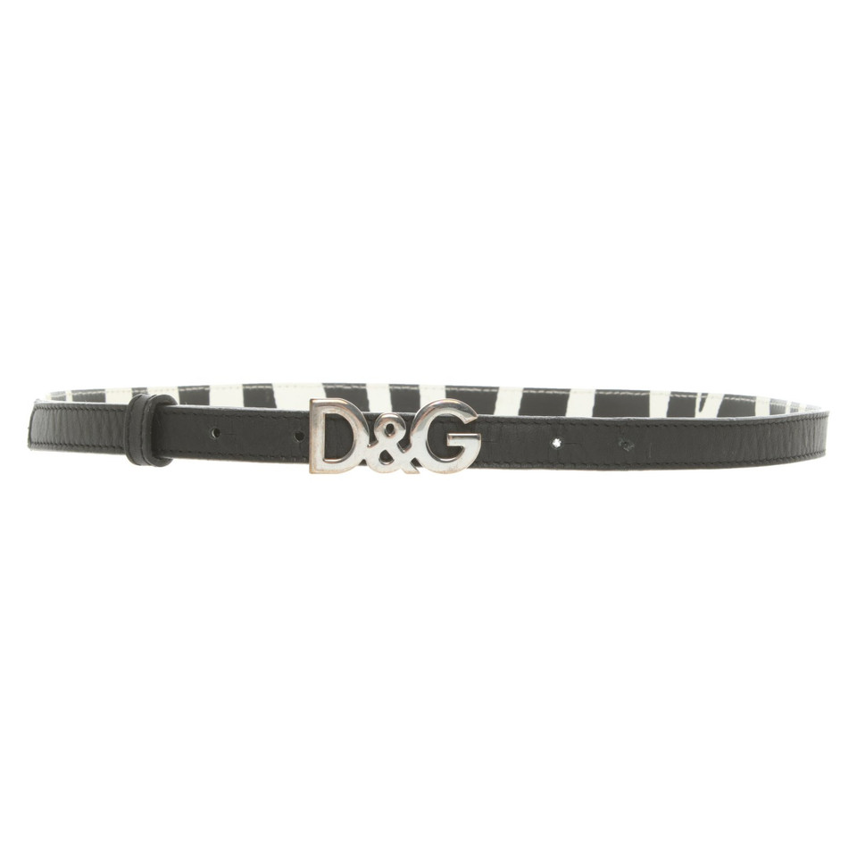 D&G Belt in Black