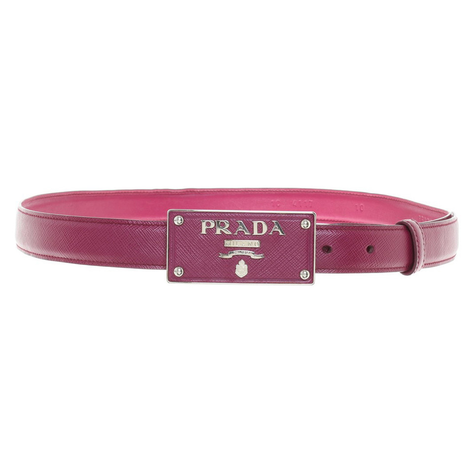 Prada Belt with logo motif