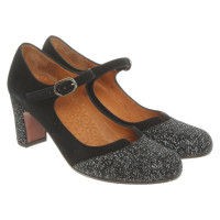 Chie Mihara Pumps/Peeptoes Suede in Black