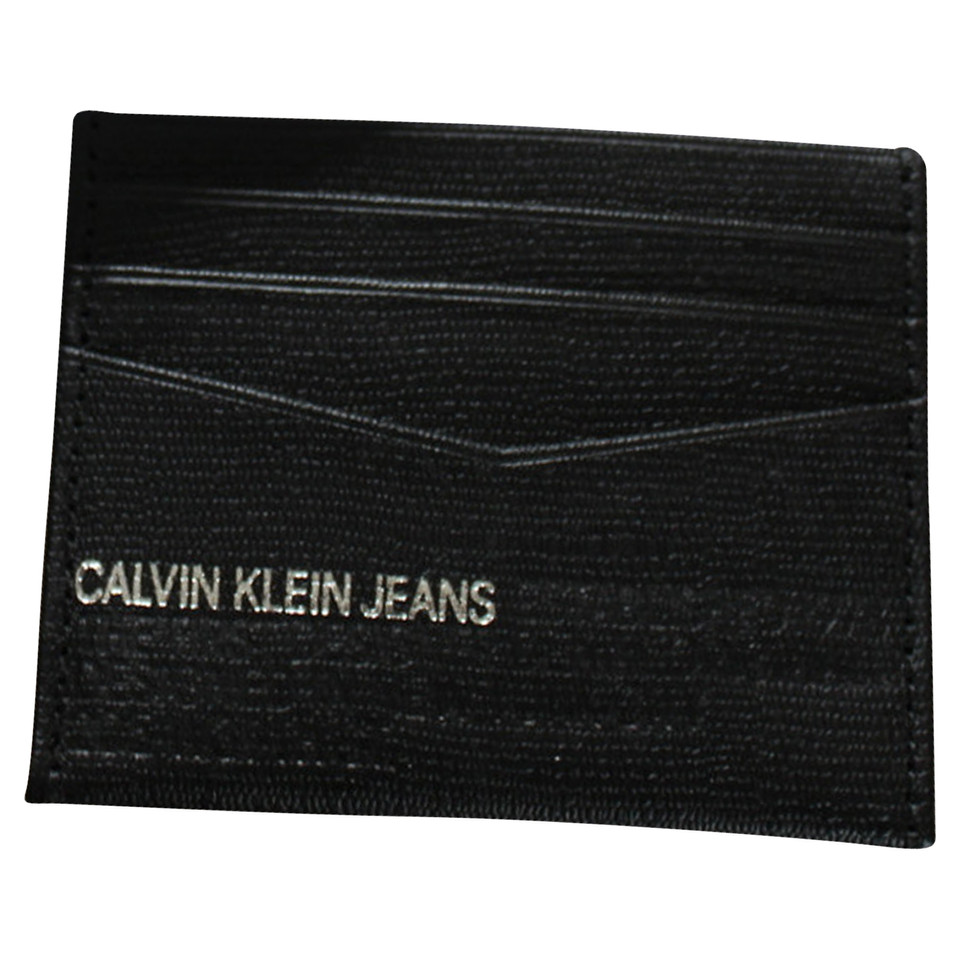 Calvin Klein Jeans Täschchen/Portemonnaie in Schwarz