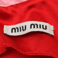 Miu Miu top in red