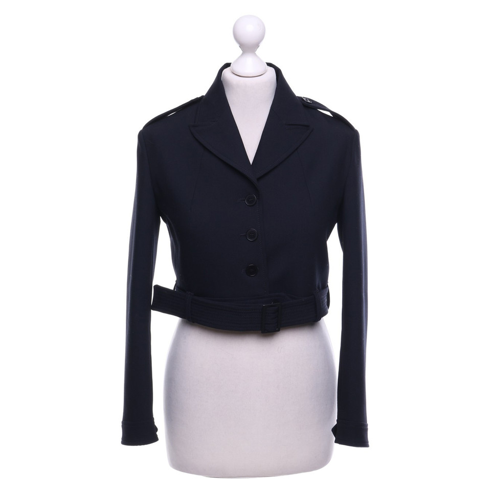 Maje Korte blazer in donkerblauw