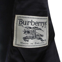 Burberry Wol jas in donkerblauw