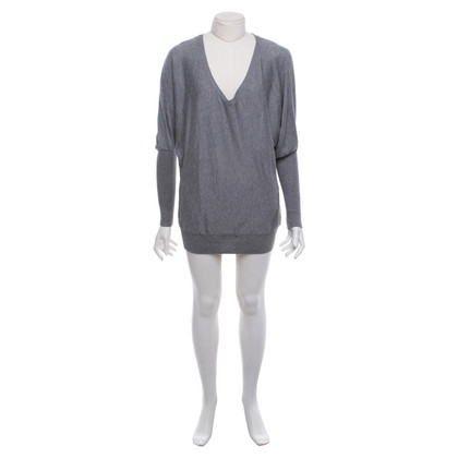 Velvet Sweater in grey