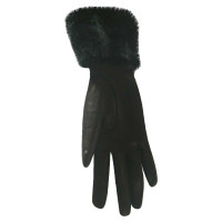 Balenciaga Handschuhe aus Leder in Schwarz