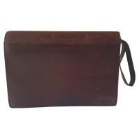 Aigner Clutch Leer in Bruin