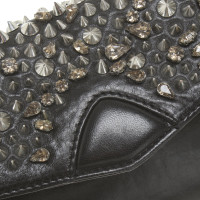 Sam Edelman Clutch Bag Leather in Black