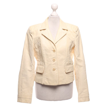 Strenesse Jacket/Coat Leather in Yellow
