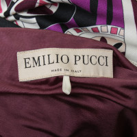 Emilio Pucci zijden jurk patroon afdrukken