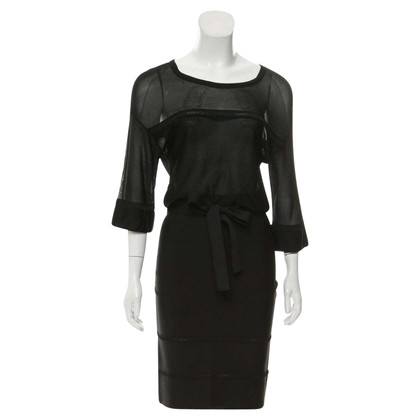 Christian Dior Kleid aus Viskose in Schwarz