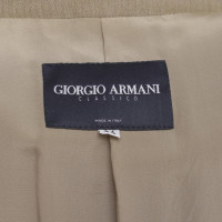 Giorgio Armani Silk Blazer in Beige