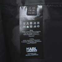 Karl Lagerfeld gonna di pelle di colore nero
