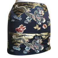 Blumarine Rok Zijde in Blauw