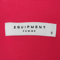Equipment Zijden blouse in fuchsia