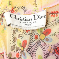 Christian Dior Top con motivi floreali