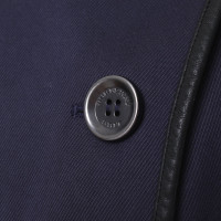 Burberry Manteau en bleu foncé / noir