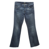 7 For All Mankind Jeans Denim in Blauw