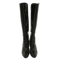 Fendi Stiefel aus Lackleder