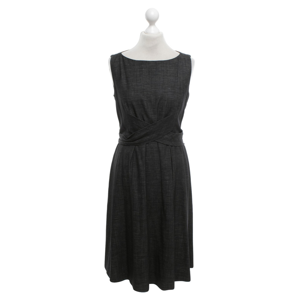 René Lezard Dress in grey / black