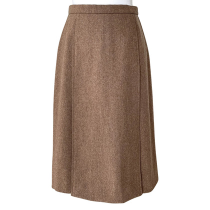 Gucci Skirt Wool in Brown