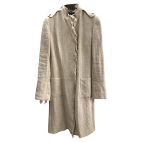 Dolce & Gabbana Jacket/Coat Linen in Beige