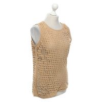 Altre marche SCAPA - Top scamosciato beige