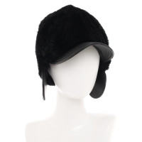 Chloé Hat/Cap Leather in Black