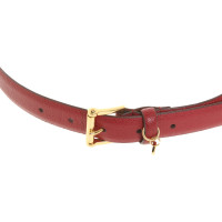 Ralph Lauren Gürtel aus Leder in Rot