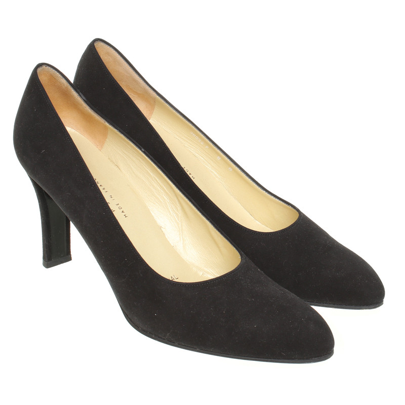 Jourdan Daim noir pumps