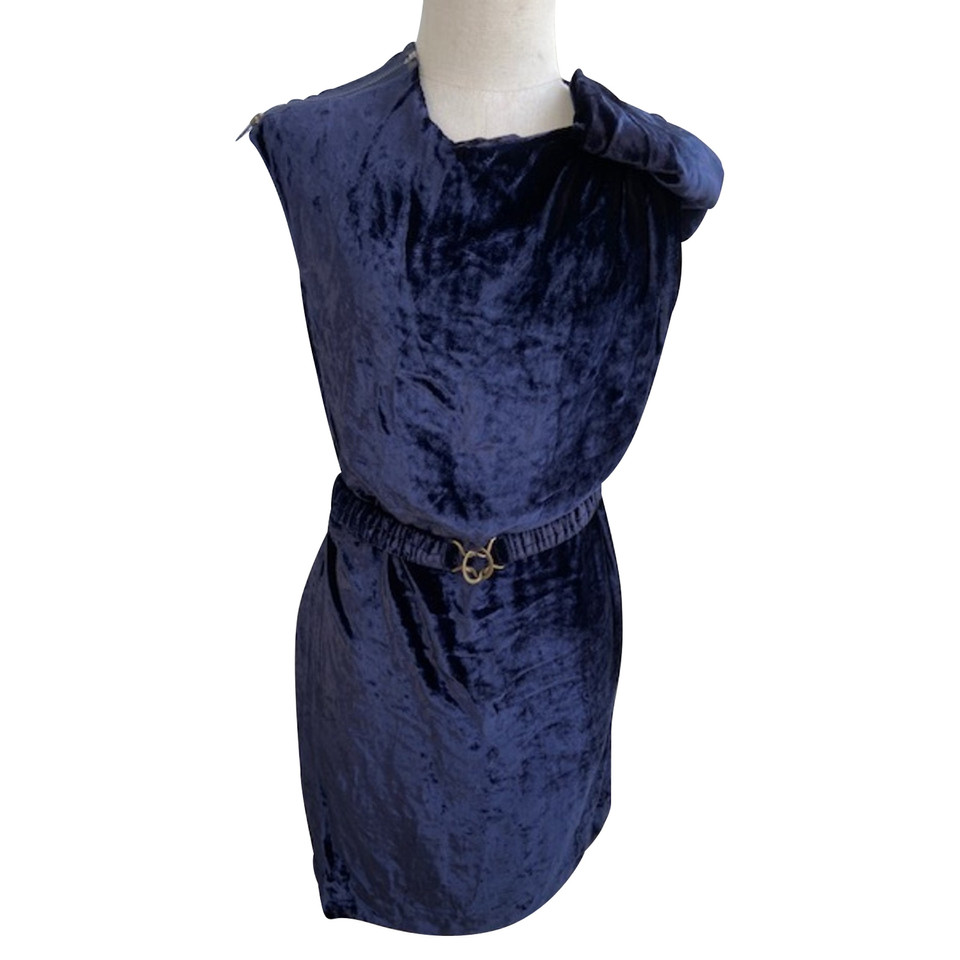 Gat Rimon Kleid aus Viskose in Blau