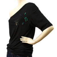 Dsquared2 embellished w. beaded bugs blouse top 
