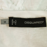 Dsquared2 Sleeveless T Shirts with Frill Trimming