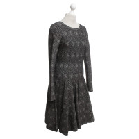 Alaïa Knit dress in black and white