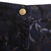 See By Chloé Denim skirt with floral pattern