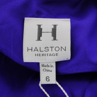 Halston Heritage Zijden jurk in de asymmetrische cut 