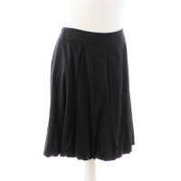 Diane Von Furstenberg Black silk skirt with pleats 