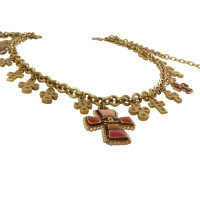 Chanel Collana vintage di CHANEL oro-tono con 28 punti croce Maltese