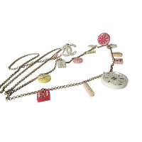 Chanel chain belt belt / chain - pastel - many Swarovski pendant