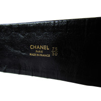 Chanel LADY GAGA CHANEL in pelle cintura cintura nera completamente con monete - adorabile & rare