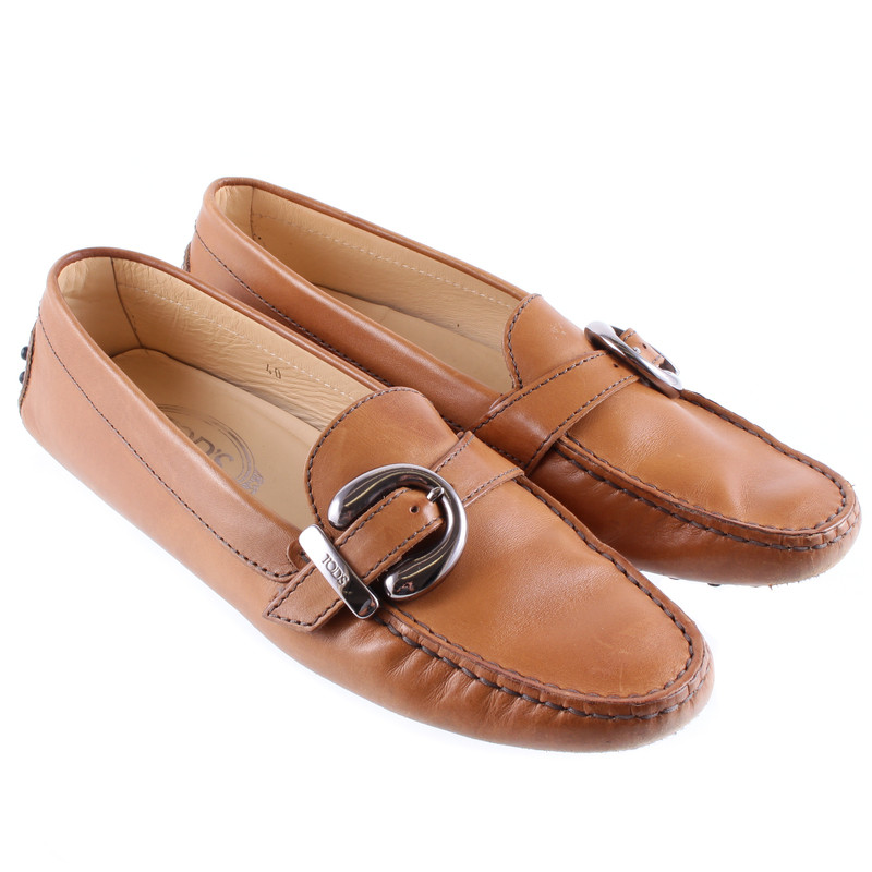 Tod's Loafers made of leather - Buy Second hand Tod's Loafers made of