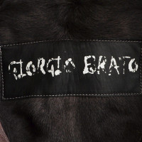 Giorgio Brato Leather jacket with fur
