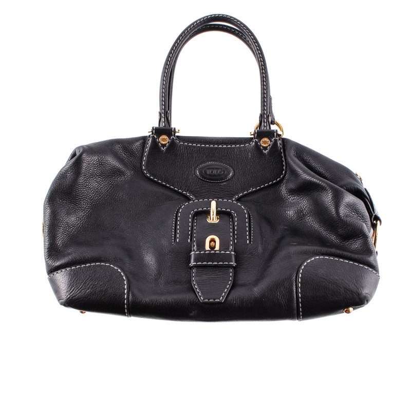 Tod's Schwarze Henkeltasche aus Leder