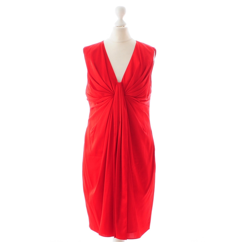 Hugo Boss Red silk dress